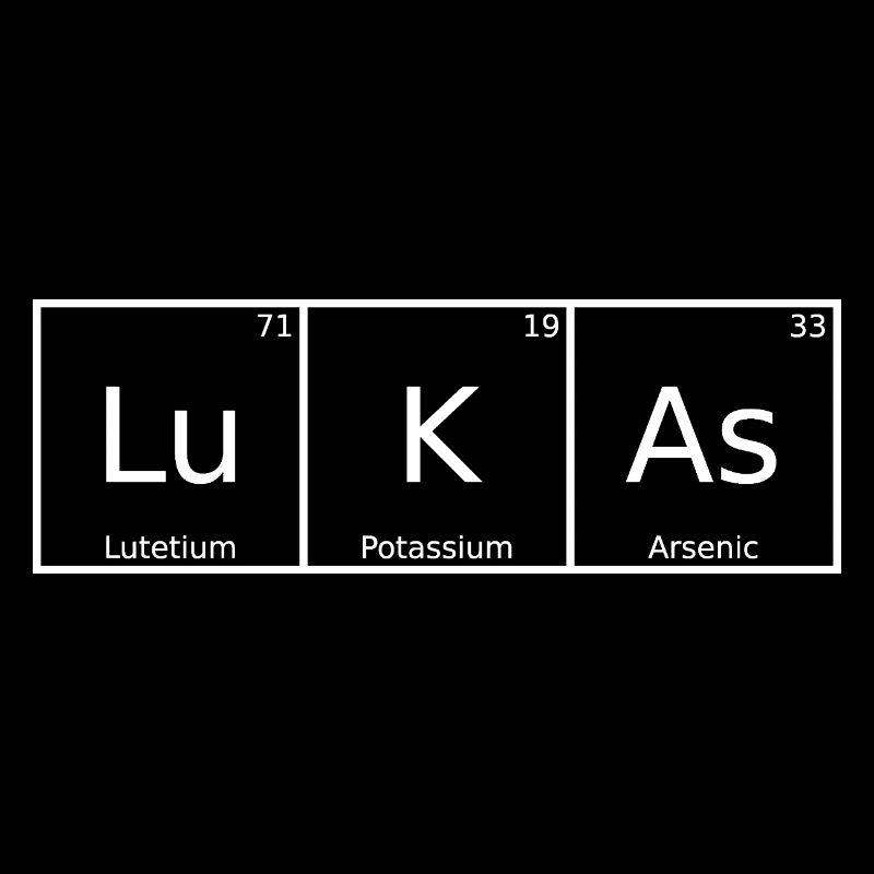 Lukas Name First Name Chemistry Periodic Table Elements