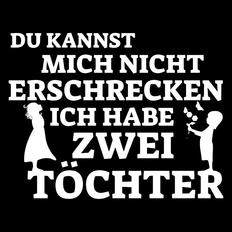 Zwei Töchter Mädchen Kinder Geschenk Mama Papa
