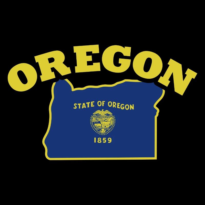 Flagge von Oregon Design für stolze Oregonianer