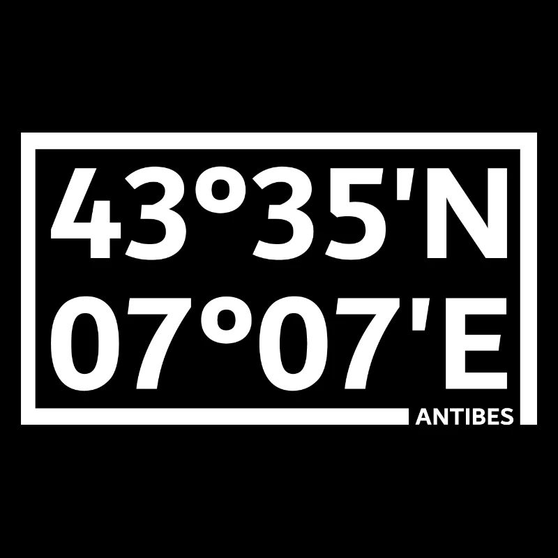 Antibes coordinates