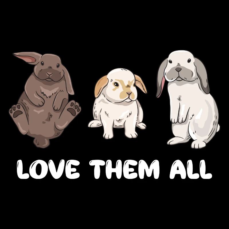 Conception de lapin mignon pour les propriétaires de lapins