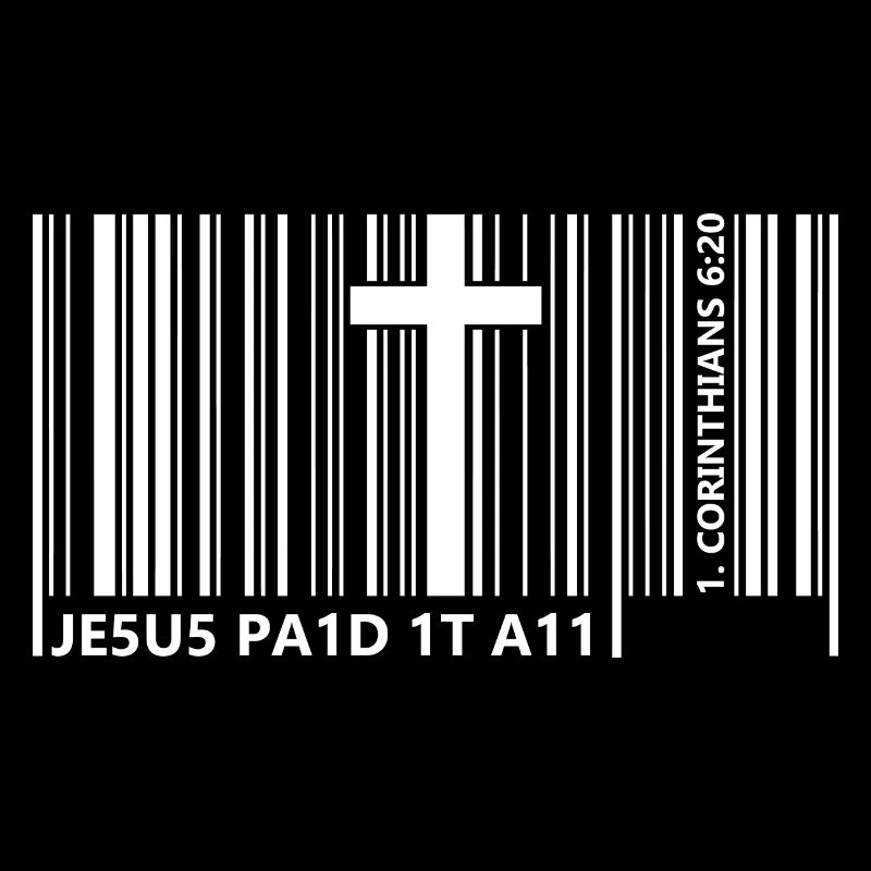 Jésus a tout payé à code-barres Bible Versets 6:20