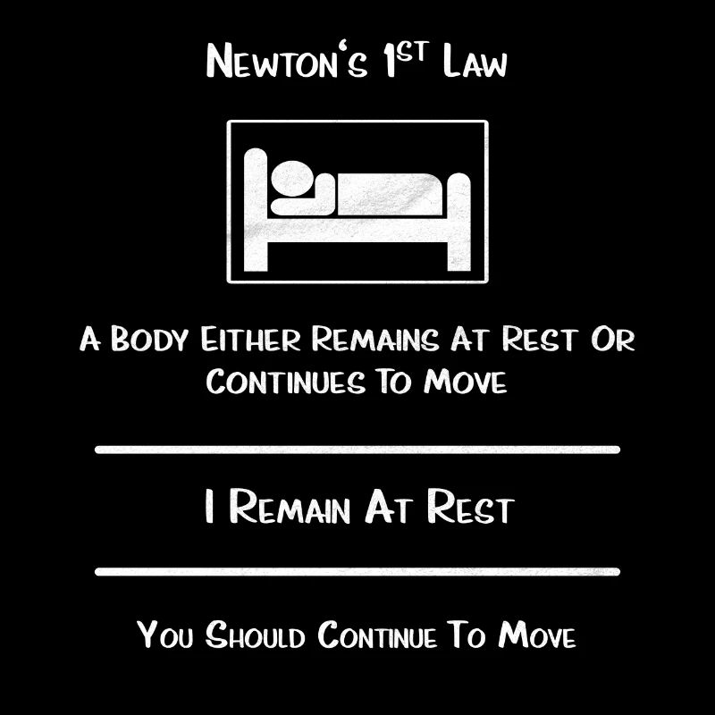 Newton's Gesetz, oder so ähnlich..