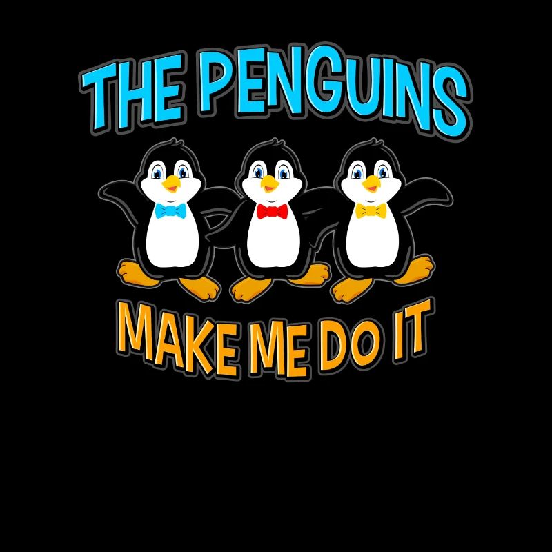 Lustiger Pinguin-Vogel-Seevogel-Geschenk-Comic Kawaii