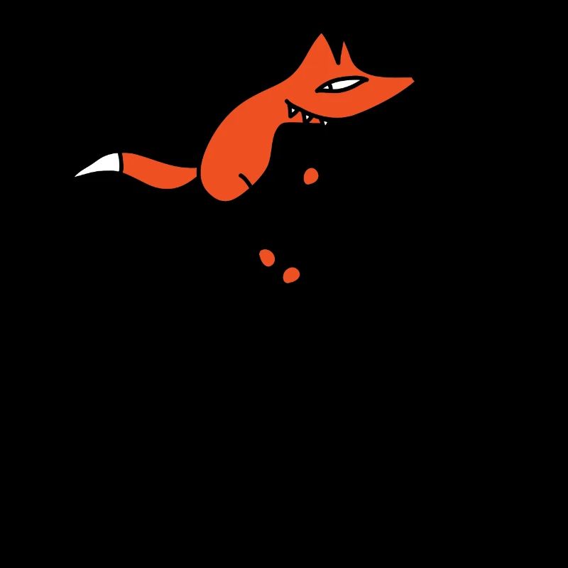 Clever fox rides bike for cyclists