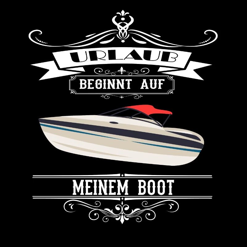 Urlaub beginnt auf meinem Boot Geschenkidee