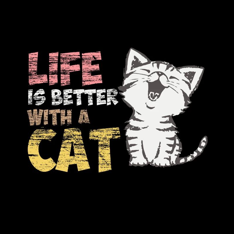 LA VIE EST MIEUSE AVEC UN CHAT!