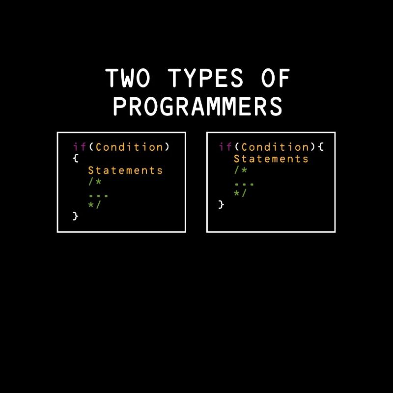 Two types of programmers PHP HTML IT Developer