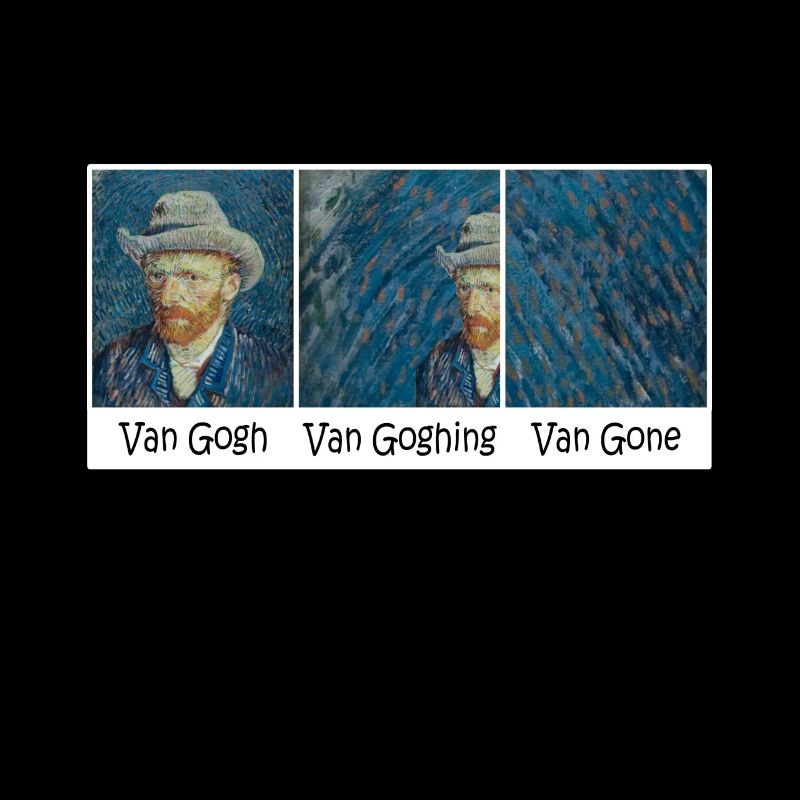 Van Gogh's Van Goghing Van Gone meme