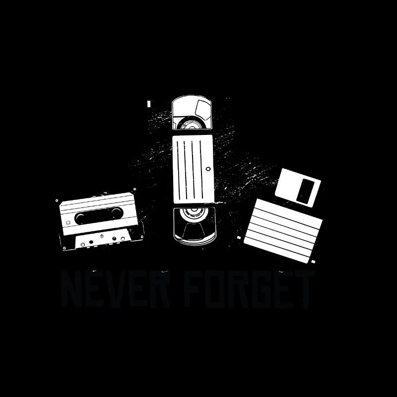 Retro Vintage 80's cassette VHS Funny gift