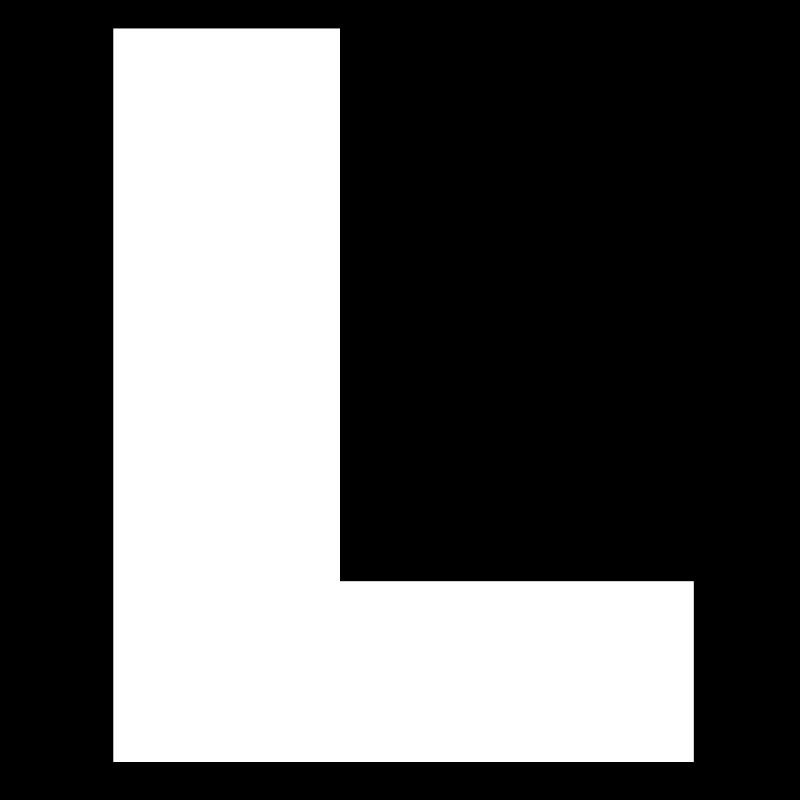 Buchstabe Initialen L