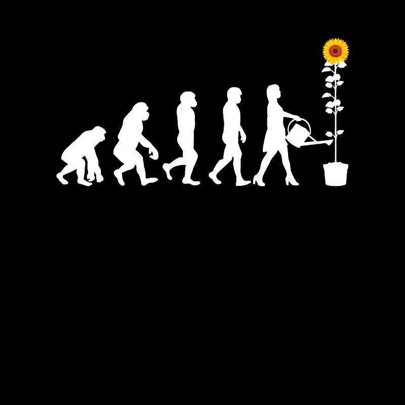 Gärtnerin Sonnenblume Evolution Garten Rentnerin