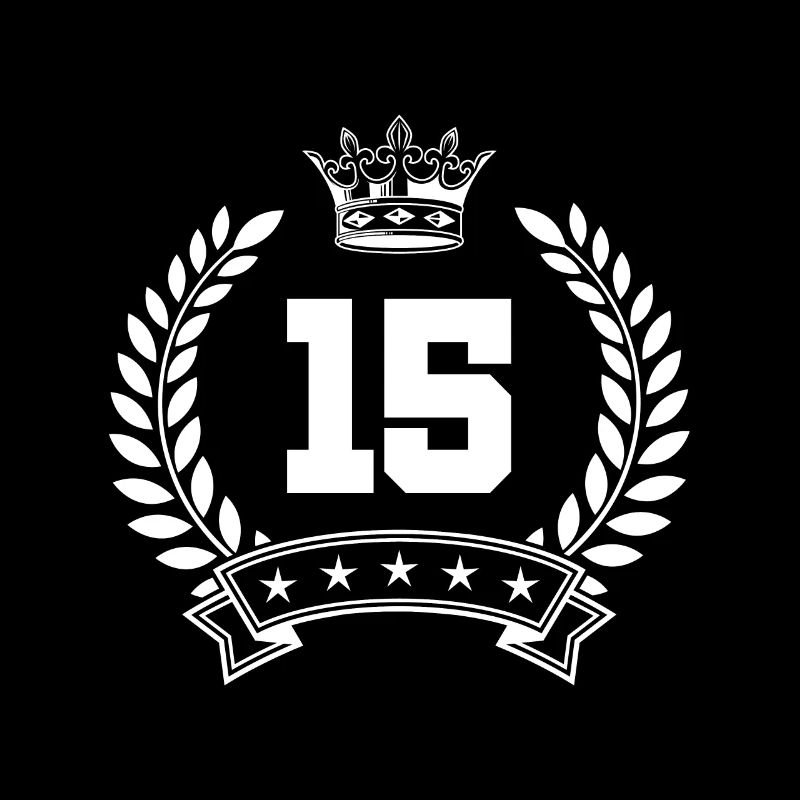 15 ans de couronne de symbole