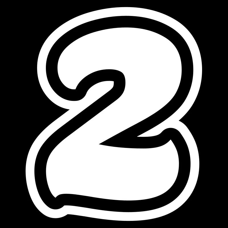 2 Zahl symbol