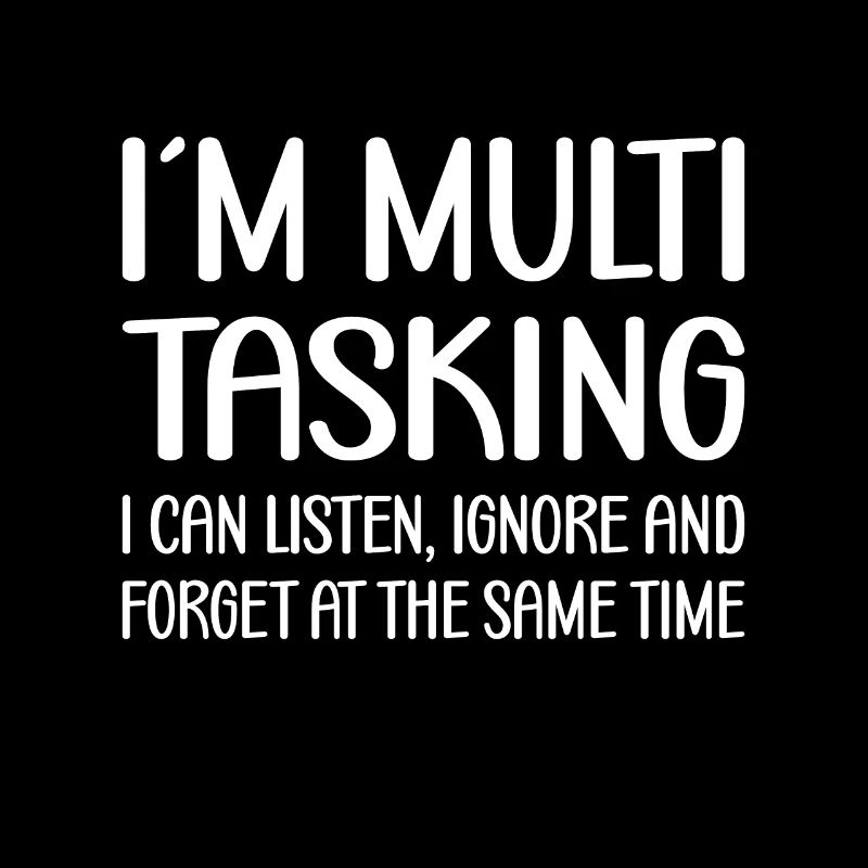 Le multitâche peut écouter et oublier simultanément