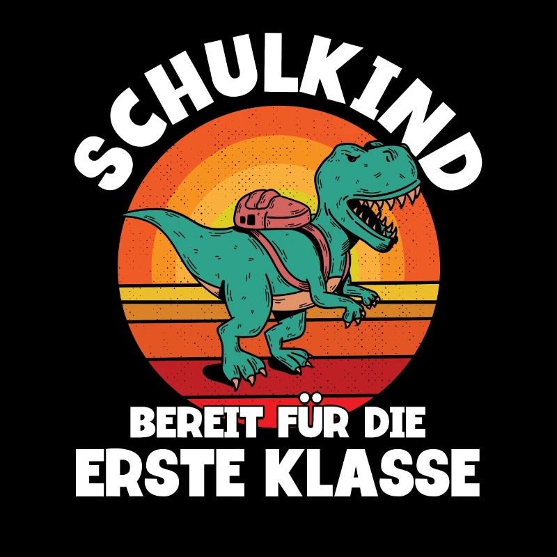 Dinosaurier Schulbeginn Schulanfänger Schulkind