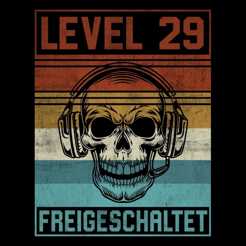 29. Geburtstag Gamer Level 29 Jahre