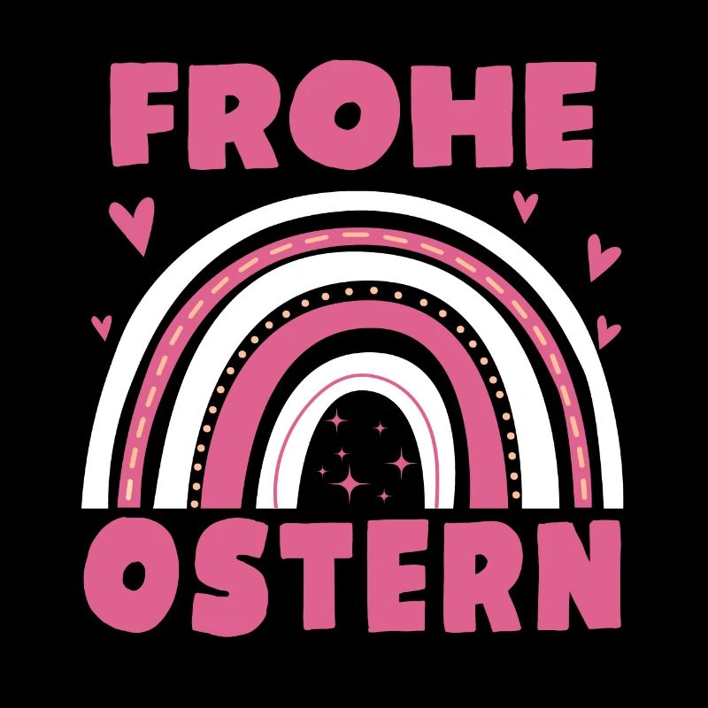 Frohe Ostern Süßer Regenbogen