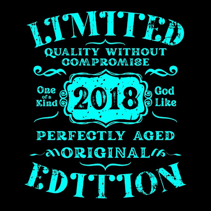 Geburtstag 2018 Limited Edition Geschenk Used Cool