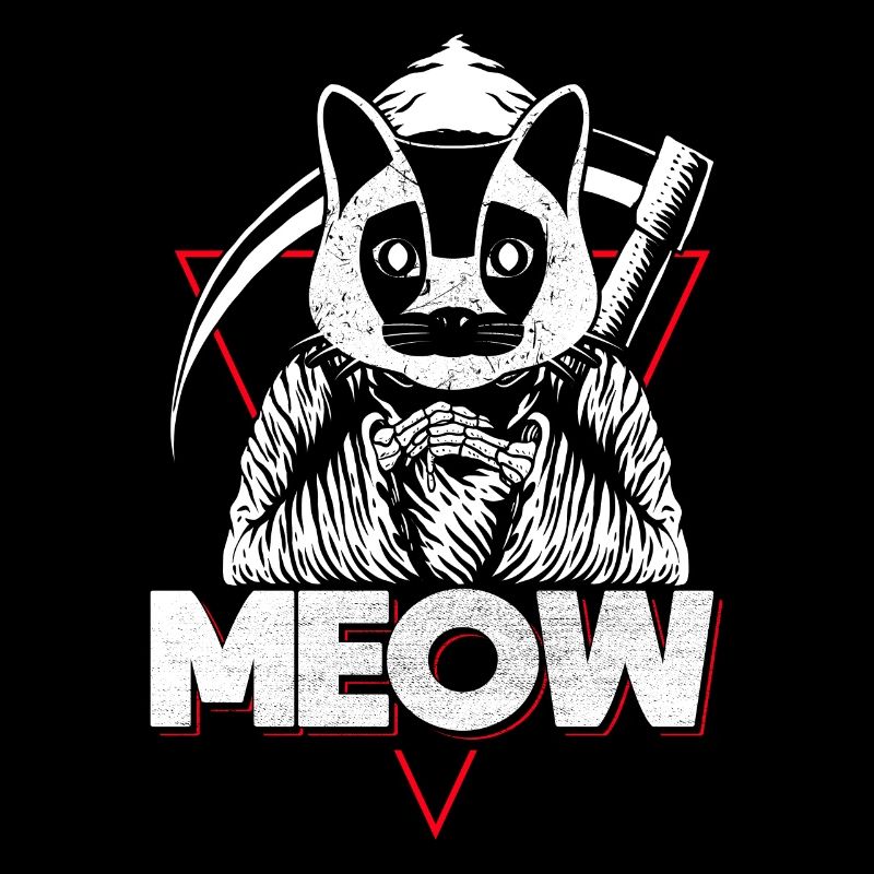 Grim Reaper Cat Weird Kitty