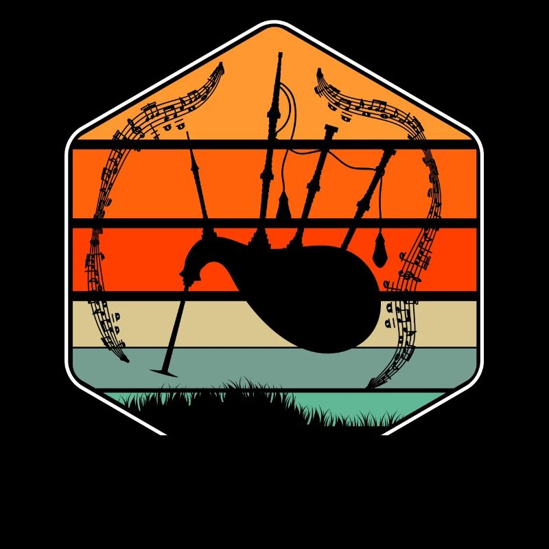 Cornemuse rétro Instrument de musique Cornemuse