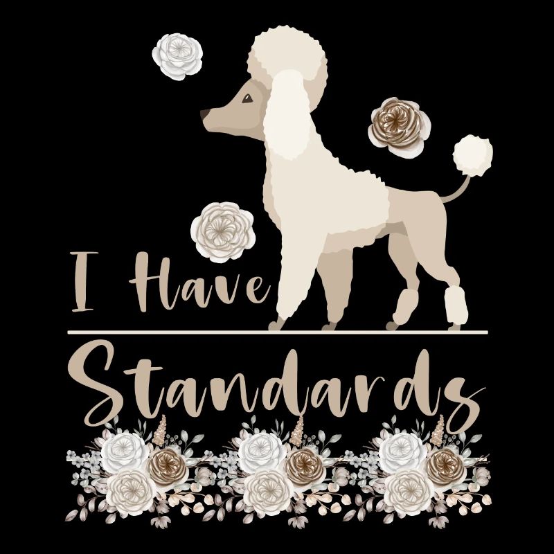 Poodle Mama Dog Funny Standard Poodle