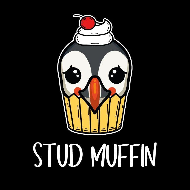 Stud Muffin Puffin Puffin Pun