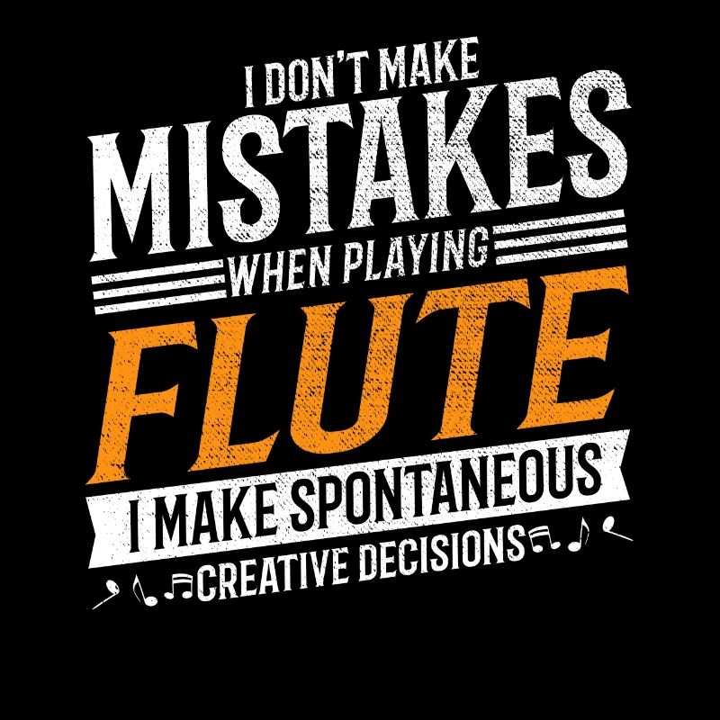 Flute Music Lover Creative Flute Player