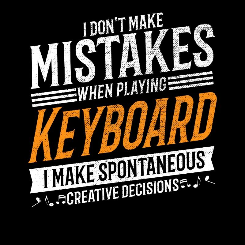 Keyboard Music Lovers Creative Keyboard Player