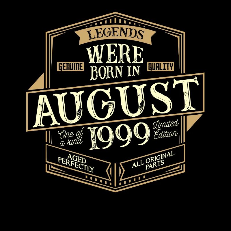 August 1999 Geburtstag Mann