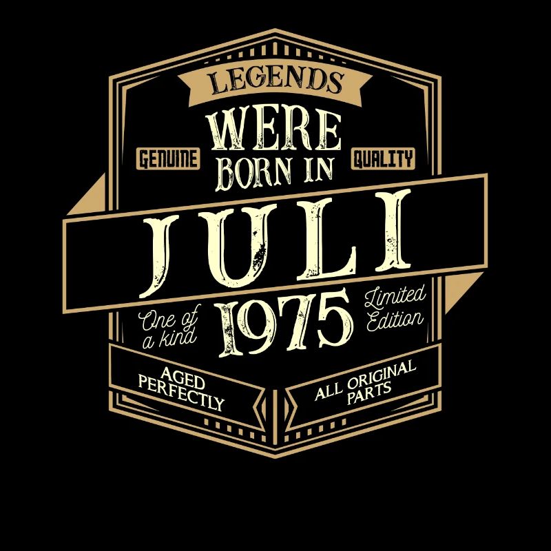 Juli 1975 Geburtstag Mann