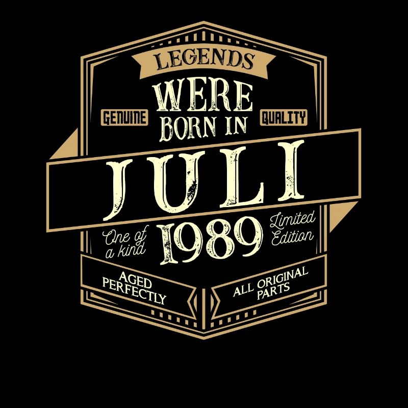 Juli 1989 Geburtstag Mann