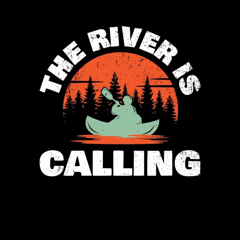 The river calls paddles in the open rudder