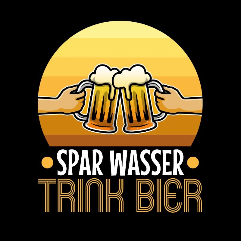 Spar wasser trink Bier