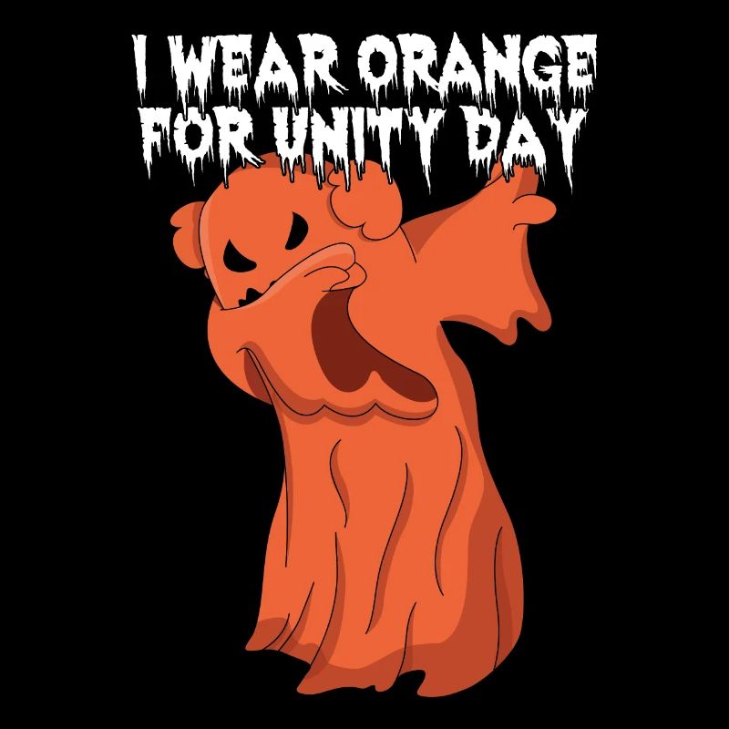 Ghost End Bullying Kindness Wear Orange Unity Day