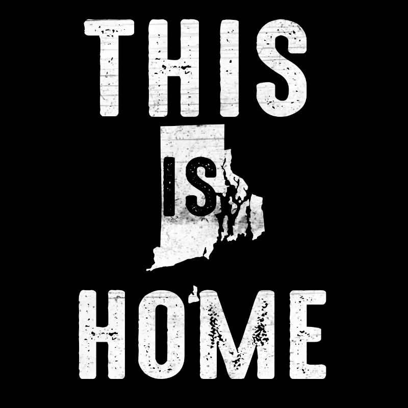 Map America US State Flag This Home Rhode Island