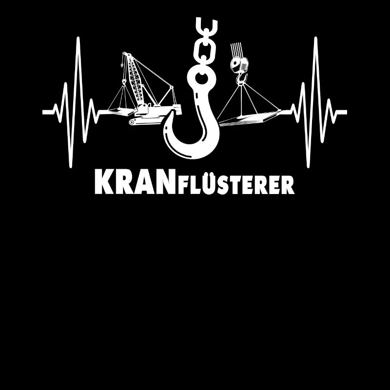 Kranführer EKG Kranfahrer Herzlinie