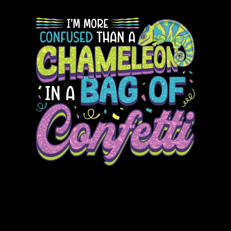 Verwirrter Als Ein Chamäleon