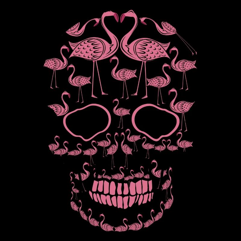 Flamaingo Skeleton Horror Scary Halloween