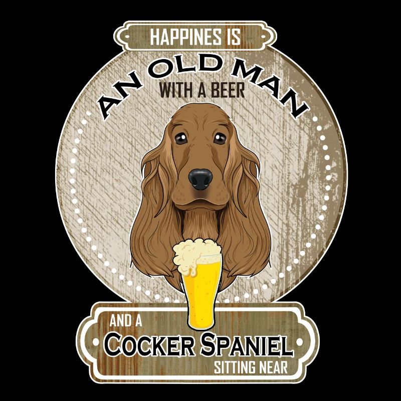Cocker Spaniel Papa Amateur de bière