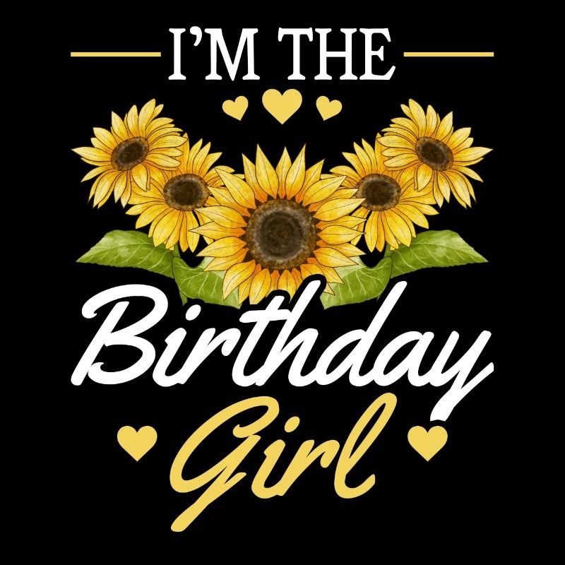 Geburtstag Mädchen Sonnenblume Mädchen Blume