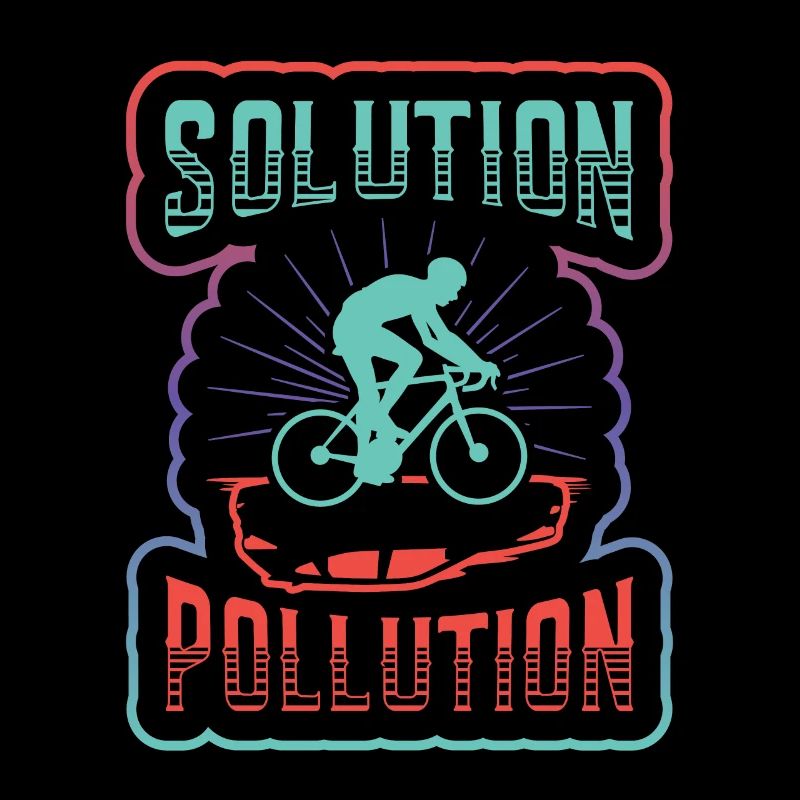 Polution Solution Environmental Protection Cycling.