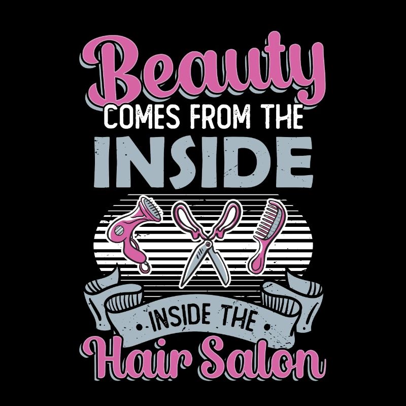 La beauté vient de l’intérieur du salon de coiffure