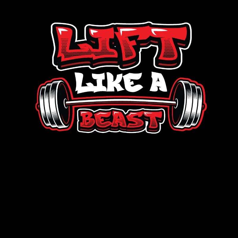 Heben Wie Eine Bestie Gewichtheben Bodybuilder