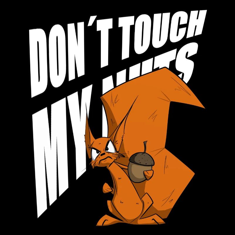 lustiges Eichhörnchen Sprüche Männer Comic Shirt