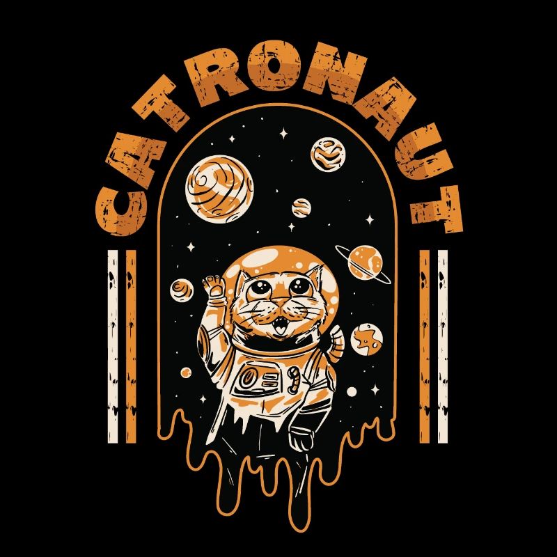 Catronaut Cat Astronaute Chat