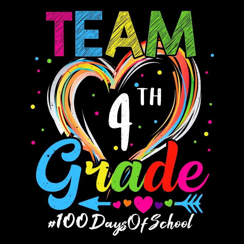 Équipe de 100e jour Escouade de 4e année 100 jours d’école