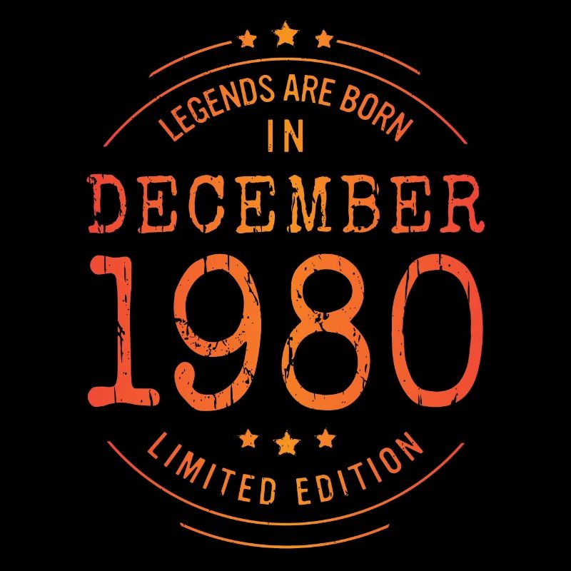 Anniversaire Décembre 1980 Edition Limitée Millésime