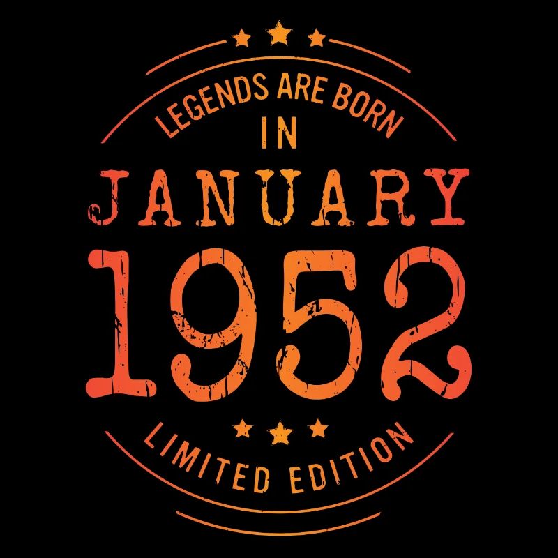 Anniversaire Janvier 1952 Edition Limitée Millésime