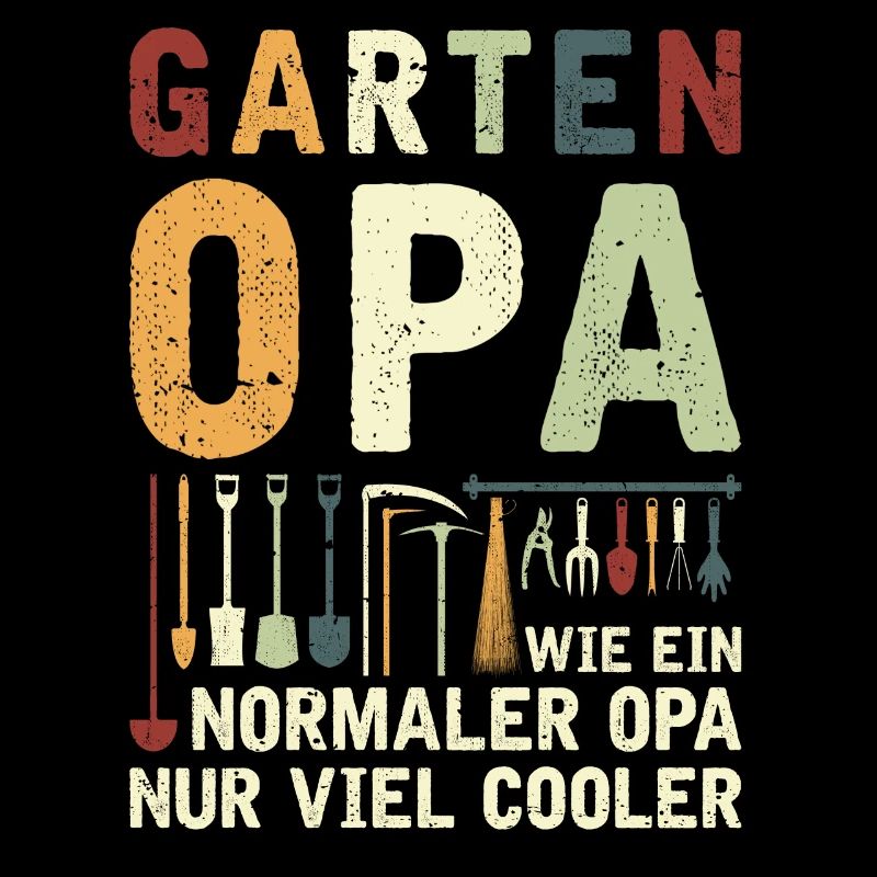 Garten Opa Lustiger Gärtner Opa